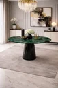 Ver imagem 2 de Mesa Cone 70cm em Mármore Verde Guatemala