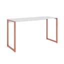 Ver imagem 3 de Mesa Escrivaninha Industrial Desk 90 Color Branco Cobre