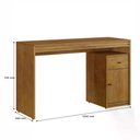 Ver imagem 4 de Mesa de Estudo Sevilha com Gaveta 120 cm Naturalle - Mavaular