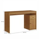 Ver mais imagens de Mesa de Estudo Sevilha com Gaveta 120 cm Naturalle - Mavaular