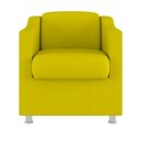 Ver imagem 3 de Kit 02 Cadeira Poltrona Tilla Recepção Hospital Suede:amarelo