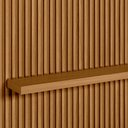 Ver mais imagens de Painel Ripado Para TV 75 Pol Slats e Bancada Lisa 180x250cm L05 Nature Off White - Lyam Decor Slats