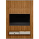 Ver imagem 4 de Painel Ripado Para TV 75 Pol Slats e Bancada Lisa 180x250cm L05 Nature Off White - Lyam Decor Slats