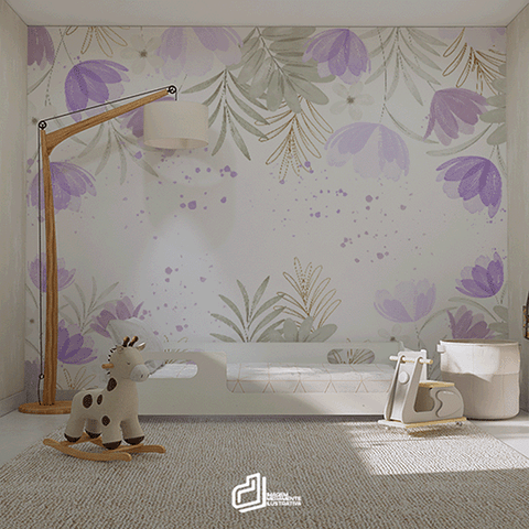 Papel de Parede Painel Florais