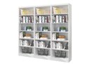 Ver imagem 1 de Livreiro Multiuso Branco Kit com 3 - Fdecor