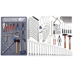 Kit de Ferramentas para Oficina Mecânica Automóveis com 107 Peças - Gedore 084552