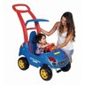 CARRINHO DE EMPURRAR ROLLER BABY SUPER ESTOFADO PEDAL AZUL MAGIC TOYS - 1