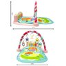 TAPETE DE ATIVIDADES INFANTIL GINASIO BEBE 5 EM 1 MUSICAL ROSA - MC4680R - 3