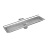 Ralo Linear Oculto Slim 40cm Anti Odor Com Tampa 2 Em 1 Piso Revestimento Invisivel Ou Inox Ralo Int - 7