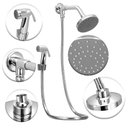 Ver imagem 2 de Chuveiro Ducha Flatt Redondo Completo C/desviador Solar Gás