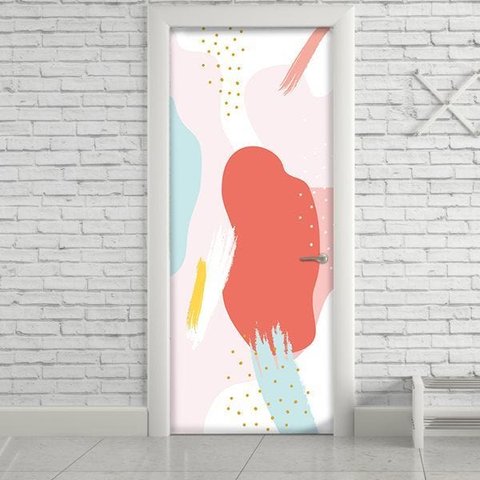 Adesivo para Porta Tropical - 0,90 x 2,10m