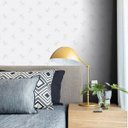 Ver imagem 1 de Papel de Parede Floral Bem Me Quer - Cinza