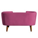 Ver imagem 4 de Cama Pet Caminha Cachorro Grande Veludo Casinha Luxo Colchão:veludo Pink