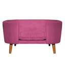 Ver imagem 2 de Cama Pet Caminha Cachorro Grande Veludo Casinha Luxo Colchão:veludo Pink