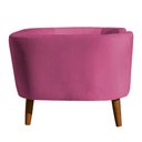 Ver imagem 3 de Cama Pet Caminha Cachorro Grande Veludo Casinha Luxo Colchão:veludo Pink