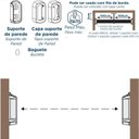 Ver imagem 6 de Suporte Lateral Topo Vesto Rometal Alumínio Fosco