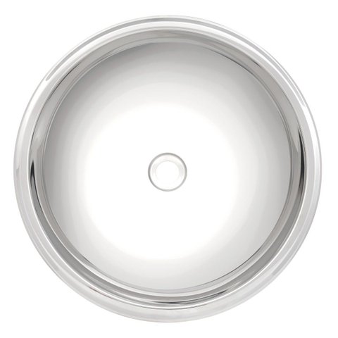 Lavabo em Aço Inox Alto Brilho Interno e Externo 34 Cm Tramontina 94105227