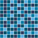 Ver imagem 3 de Adesivo Destacável Pastilha Mix Azul - 15 x 15cm - 36 unidades