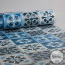 Ver imagem 3 de Papel de Parede Azulejo Manresa - Várias Cores - Azul