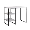 Ver imagem 2 de Aparador Adega Industrial Bar Barzinho Bourbon Aço Preto e Branco 95 Cm