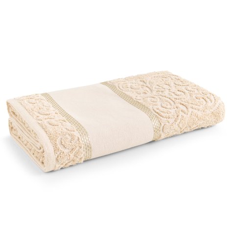 TOALHA DE BANHO PARA PINTAR KARSTEN MELINA 74 X 140CM:Caqui