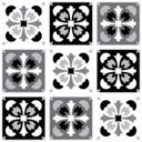 Ver imagem 2 de Papel de Parede Azulejo Manresa - Várias Cores - Preto