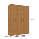 Ver imagem 4 de Guarda Roupa Belize Multiuso 100% Mdf Cinamomo- Fenix