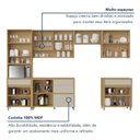Ver imagem 4 de Cozinha 6 Peças 12 Portas 5 Gavetas 350cm 100% MDF Mista
