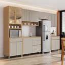 Ver imagem 1 de Cozinha 6 Peças 12 Portas 5 Gavetas 350cm 100% MDF Mista