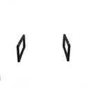 Ver imagem 2 de Cuba Vidro Quadrada Tampo Preto Dourado E Suporte Preto