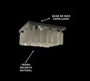 Ver imagem 5 de Lustre Pendente De Selenita Natural Para Sala + Lâmpadas Gu9