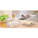 Ver imagem 2 de Kit 06 Travessa Retangular Cristal Transparente 170 x 270mm
