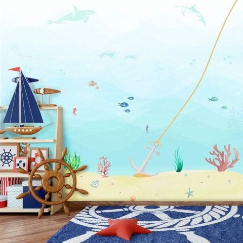 Mural Fundo do Mar - 3,48 x 3,00m