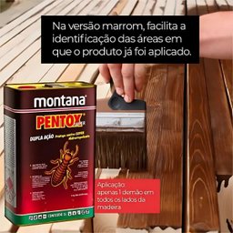Pentox Cupim Marrom 900ml | Montana - 3