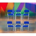 Ver imagem 1 de Kit 6 Cadeiras Iso Infantil Escolar e Creche