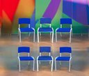 Ver imagem 1 de Kit 6 Cadeiras Iso Infantil Escolar e Creche