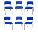 Ver imagem 2 de Kit 6 Cadeiras Iso Infantil Escolar e Creche