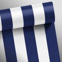 Ver imagem 2 de Papel de Parede Listras Fortes Classic - Azul Marinho