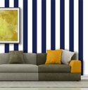 Ver imagem 1 de Papel de Parede Listras Fortes Classic - Azul Marinho
