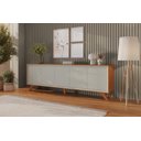 Ver imagem 2 de Buffet Premium 5 Portas Mavaular Naturalle/off White