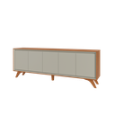Ver imagem 1 de Buffet Premium 5 Portas Mavaular Naturalle/off White