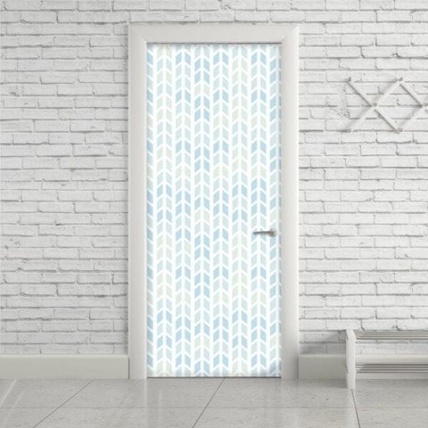 Adesivo para Porta Flechas Azul - 0,90 x 2,10m