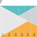 Ver imagem 3 de Mural Geométrico Eletric - 3,48 x 3,00m