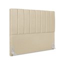 Ver imagem 2 de Cabeceira Estofada Carla 140 Linho Bege