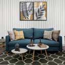 Ver imagem 2 de Painel Decorativo Ripado de Pvc Placa 270cmx15cm Bariri - Tk