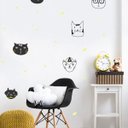 Ver imagem 1 de Adesivo Destacável Gatinhos - Cartela com 46 unidades