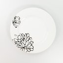 Ver imagem 1 de Conjunto de Pratos Rasos Porcelana Schmidt 06 Peças - Dec. Bianca