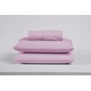 Ver imagem 1 de Lençol Cama Box Queen 200 Fios 3 Peças Conjunto 100% Algodão:rosa
