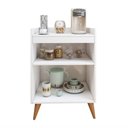 Ver imagem 3 de Aparador Buffet Gramado 1 Porta 1 Prateleira MDP 55,5cm Branco