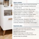 Ver imagem 5 de Aparador Buffet Gramado 1 Porta 1 Prateleira MDP 55,5cm Branco
